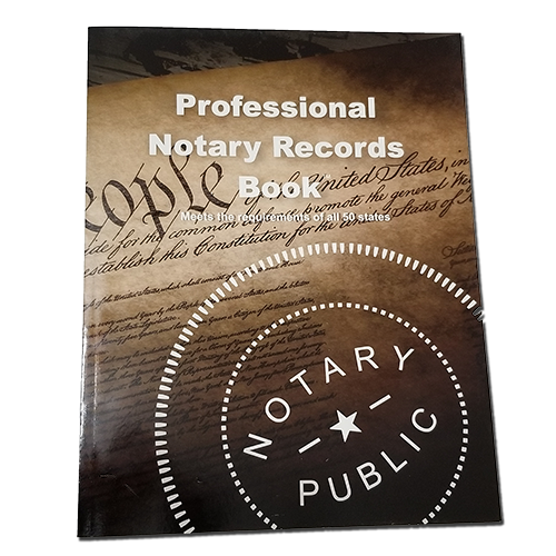 NJ Notary Records Book Soft Cover - 276 Transactions